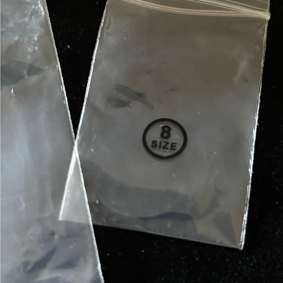 Moissanite Elegant Silver Plated Diamond Ring - Picture 7 of 8